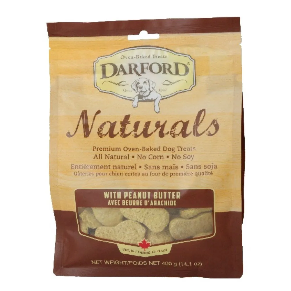 Darford Naturals Peanut Butter Oven Baked Dog Treats 400g
