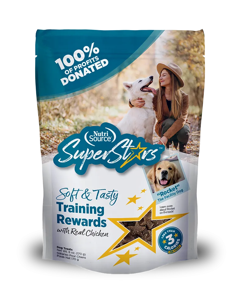 NutriSource SuperStars Chicken Training Dog Treats 4oz